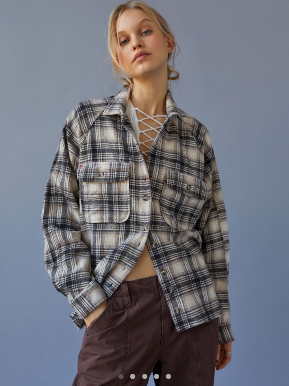 Urban BDG Wally Flannel Button-Down Shirt